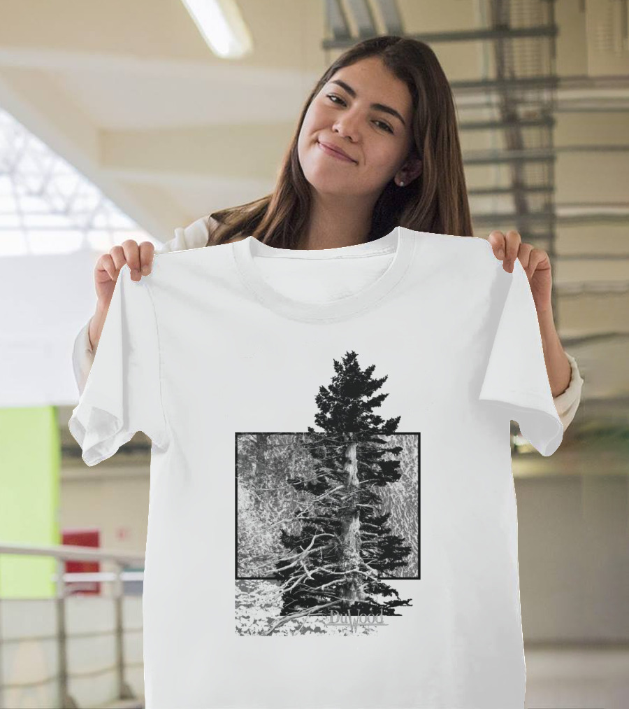 Dullwood Black and White Tree Imagery Death Tree T-Shirt