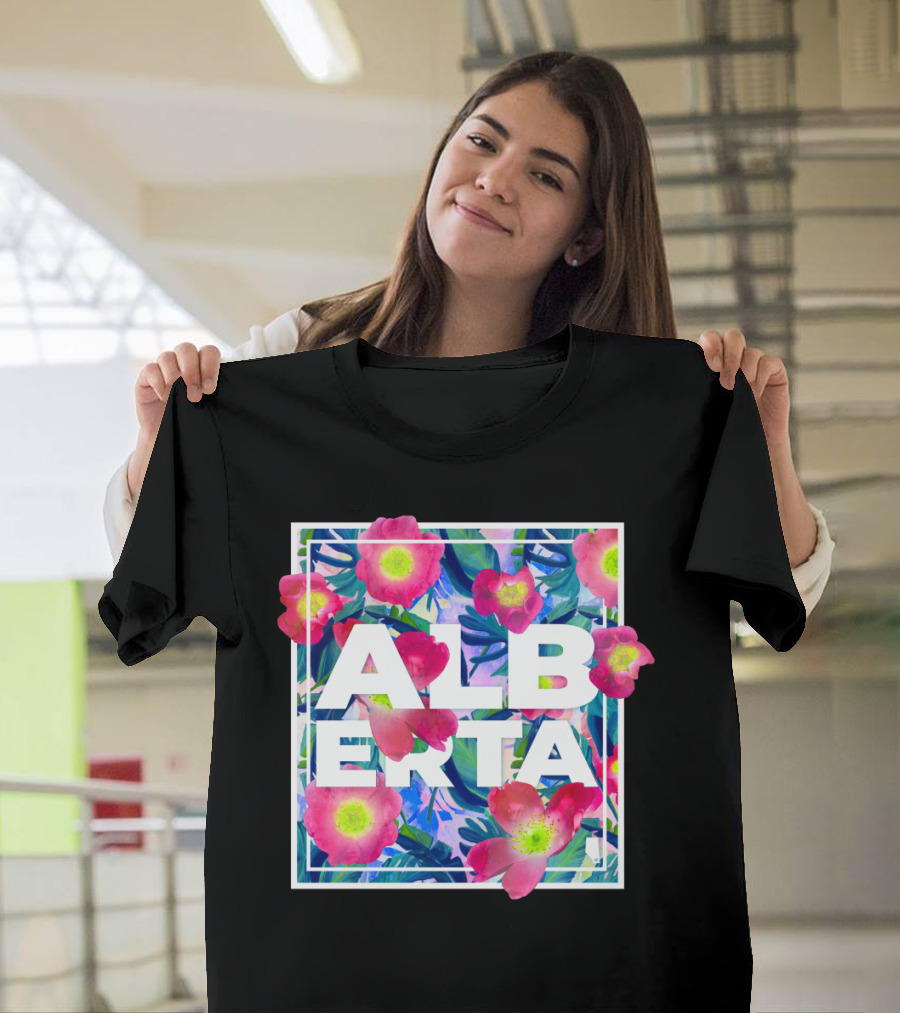 Alberta Wild Rose Floral T-Shirt