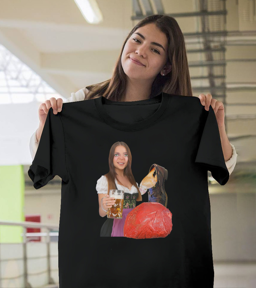 Beer Is Ace German Dirndl Lederhosen Beer Stein T-Shirt