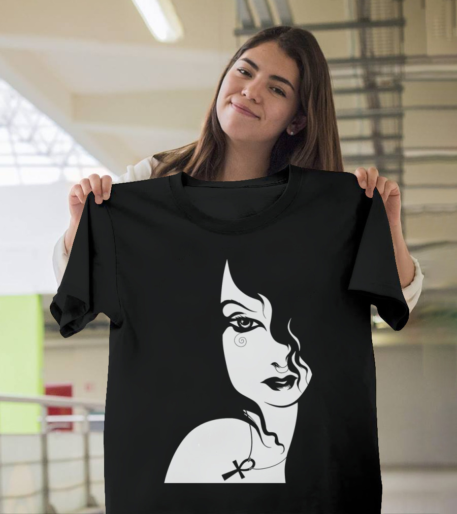 Death Sandman Endless Vertigo Gothic Portrait Comic T-Shirt