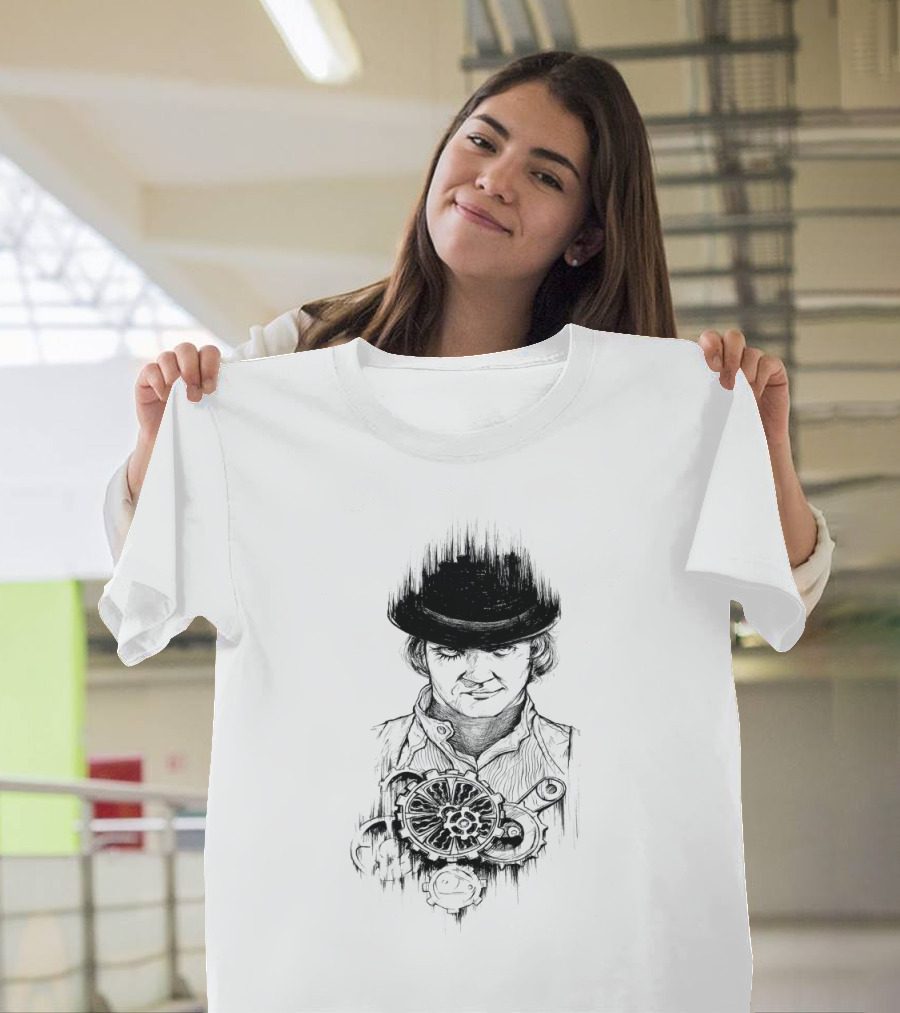 Clockwork Alex Black Hat Grunge Gear T-Shirt
