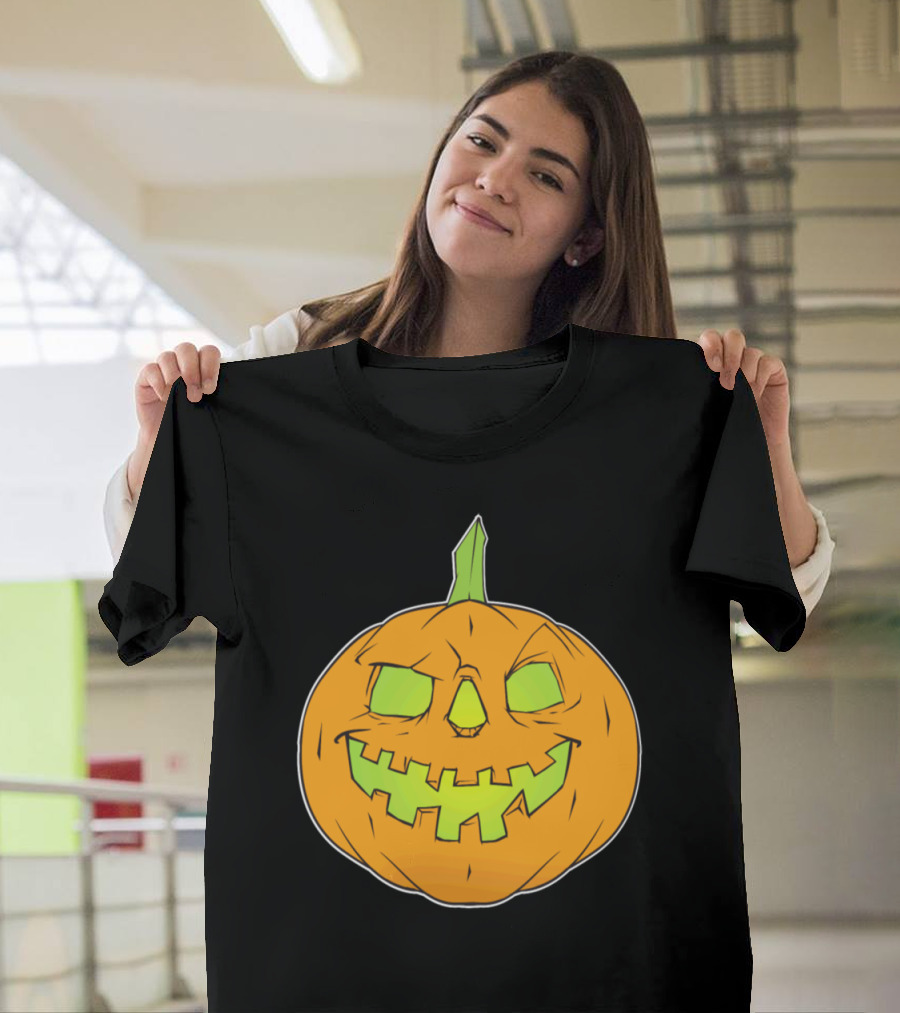 Halloween Pumpkin Lantern Jack-O'-Lantern Glow T-Shirt