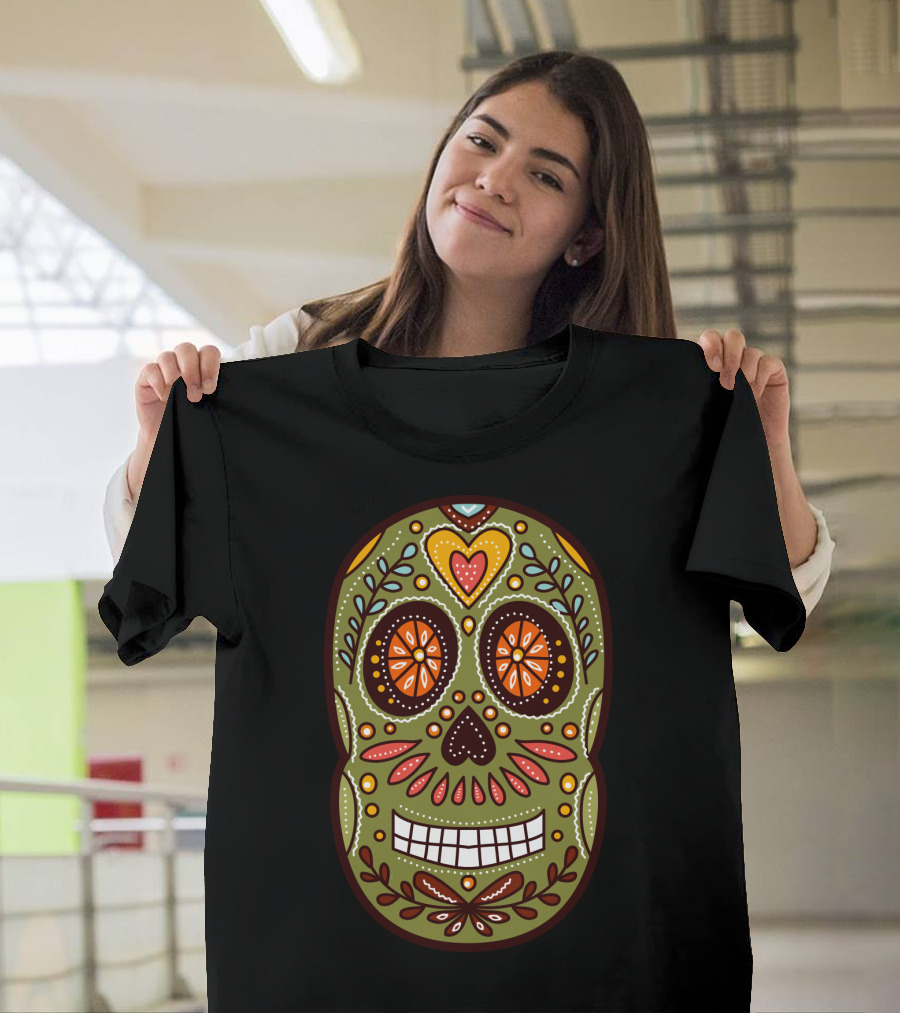 Day of the Dead Sugar Skull 422 T-Shirt