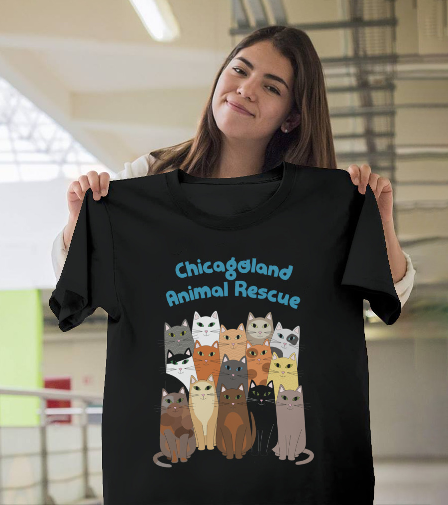 Chicagoland Animal Rescue Cat Group T-Shirt