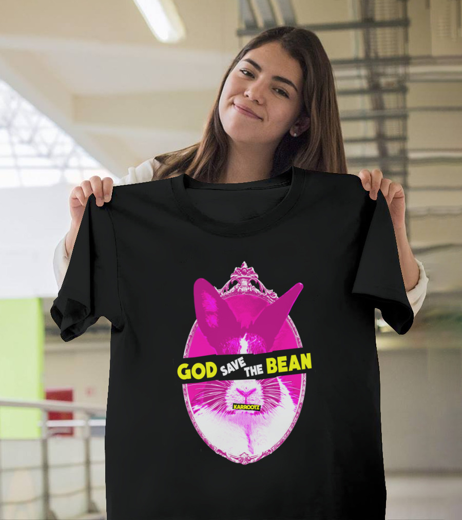 God Save the Bean KARROOTZ Pink Rabbit T-Shirt