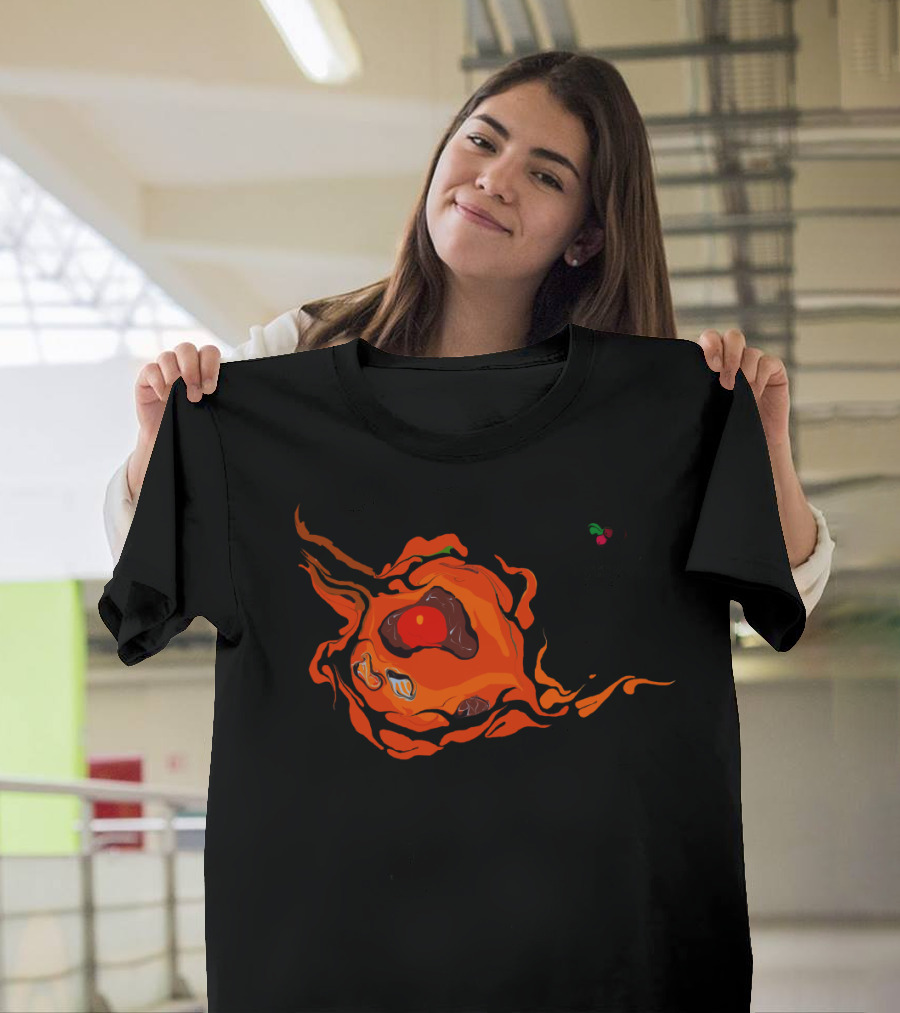 Fiery Chinese Lantern Swirl by TytteBear T-Shirt