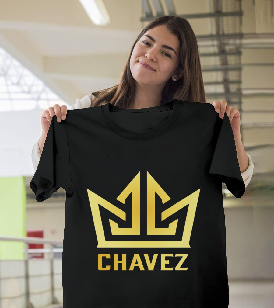 Chavez Gold Crown Logo with Stylized JC T-Shirt