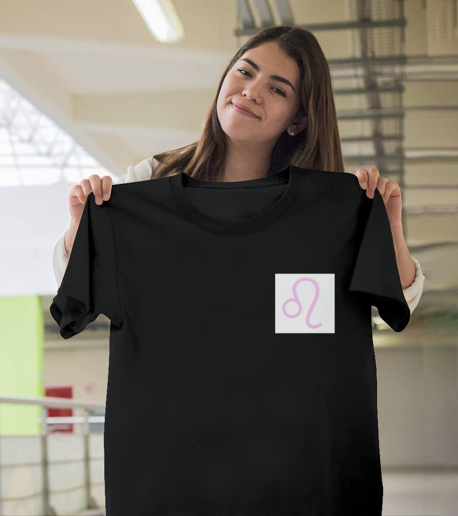 Baby Pink Leo Zodiac T-Shirt