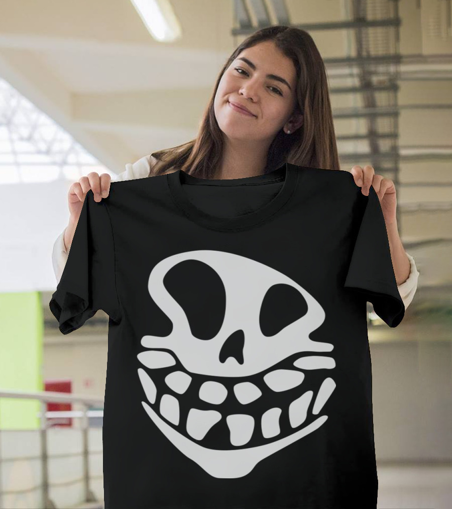 Insane Clown Skull the Skeletons Rising Grinning Face #18 T-Shirt