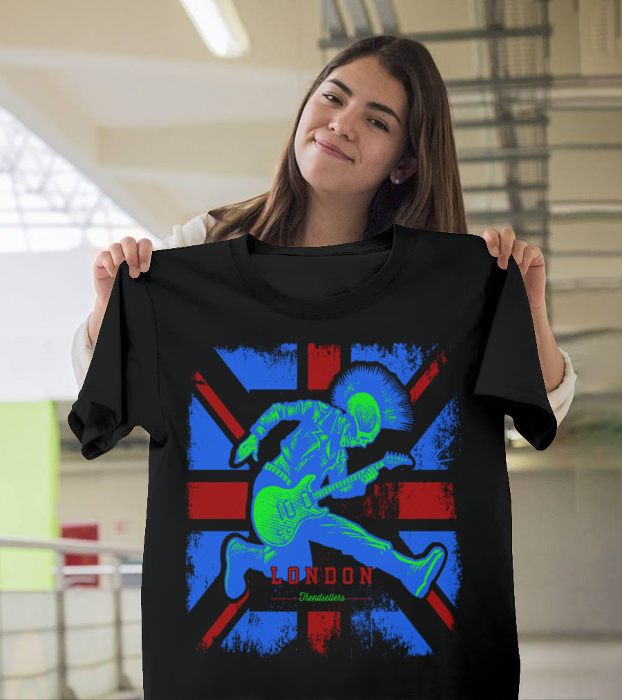 London Trendsetters Punk Rock Union Jack T-Shirt