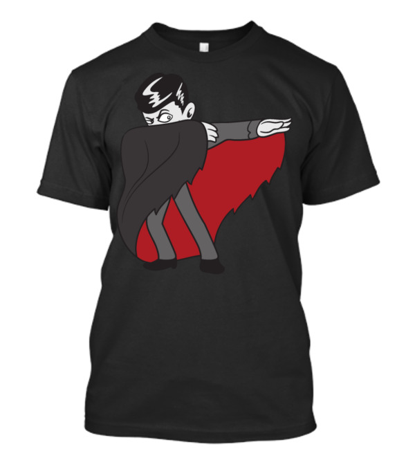 Dabbing Dab Dance Halloween Vampire Dracula Cape T-Shirt