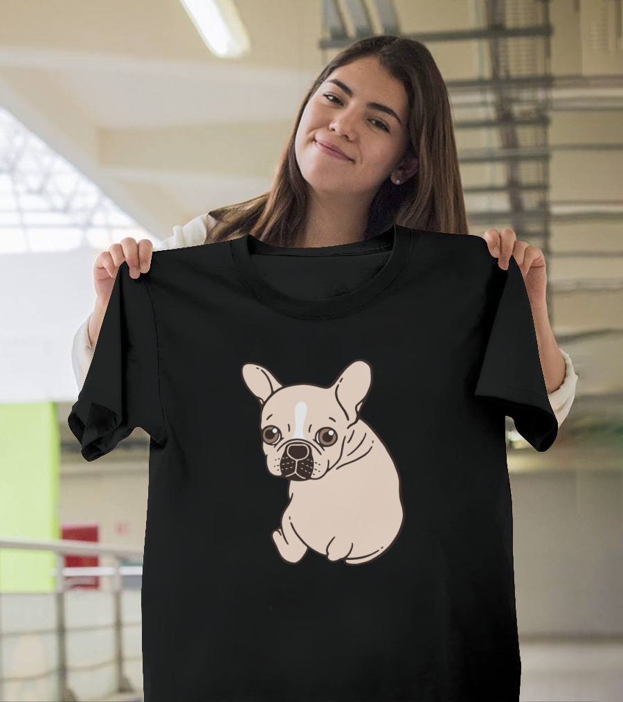 Adorable Cream French Bulldog Yearning for Affection T-Shirt