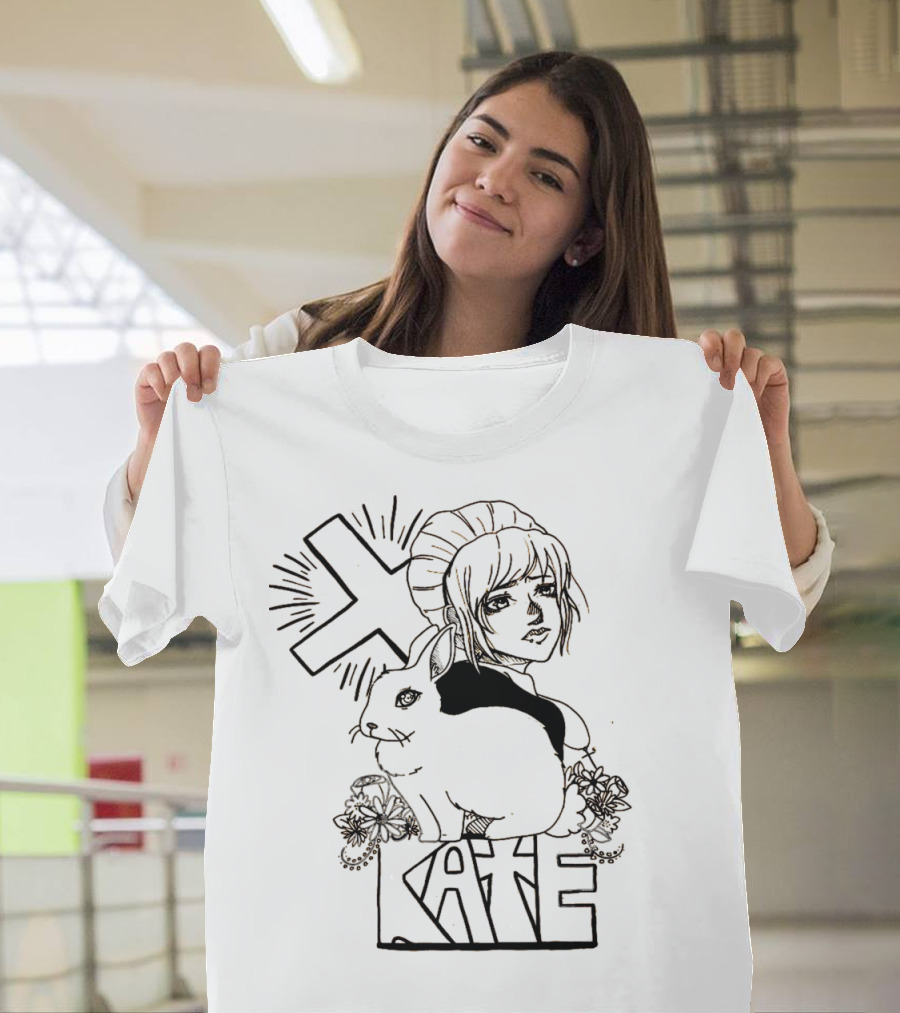 Kate Marsh Cross Bunny Flowers Art Life Is Strange T-Shirt