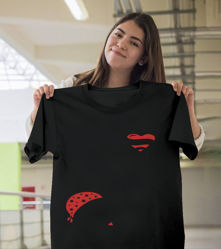 Tattoo Mama Skeleton Heart Mom Bandana Stars T-Shirt