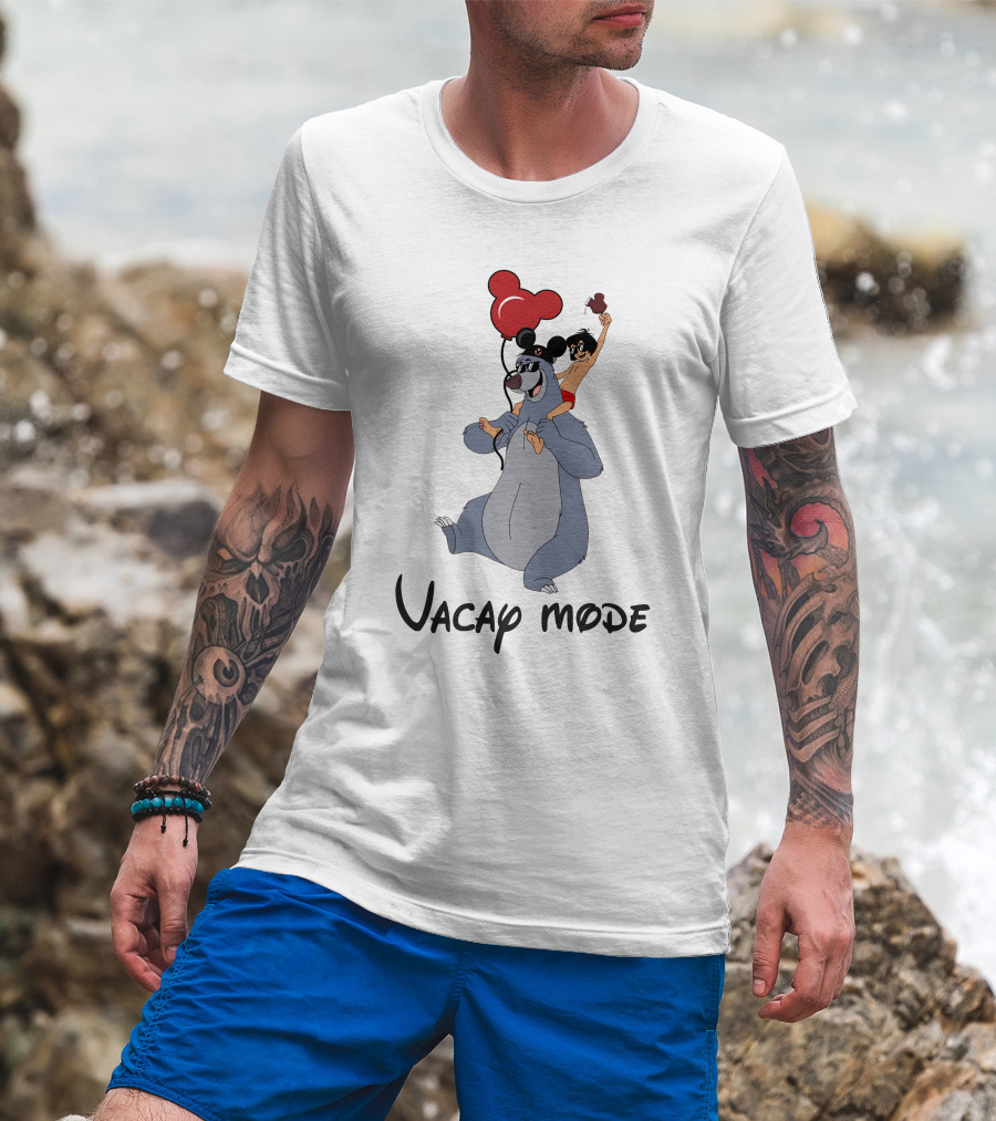 Baloo And Tarzan Vacay Mode Balloon Adventure T-Shirt