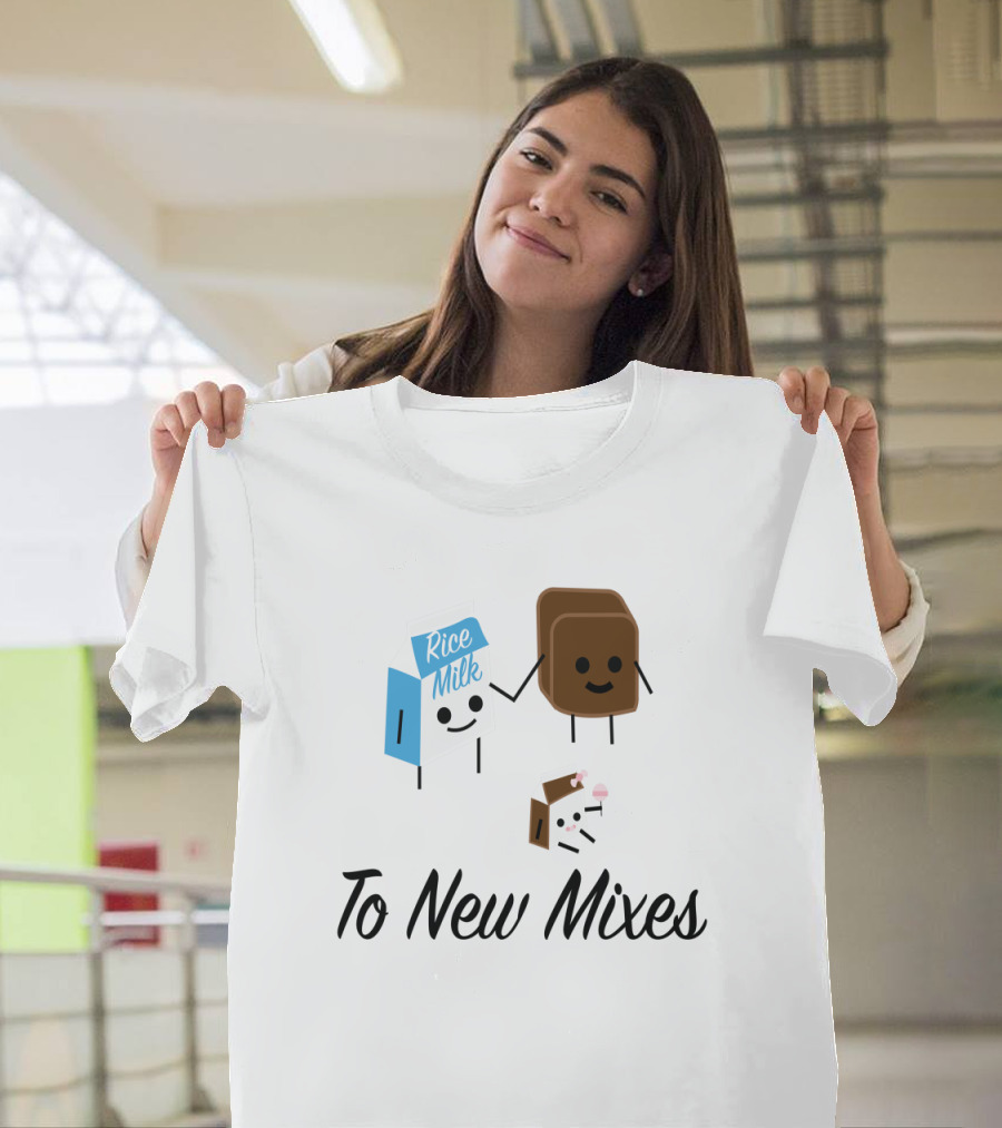 Rice Milk and Brownie Family to New Mixes Adventures T-Shirt