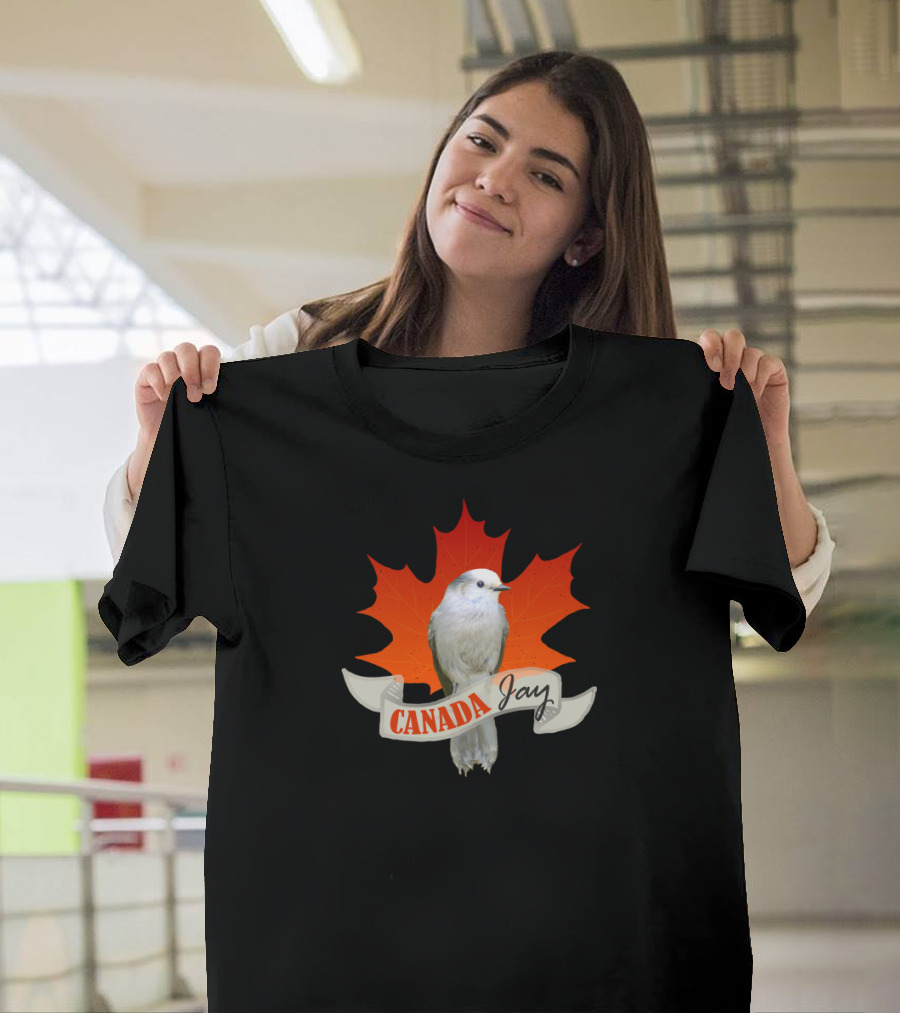 CANADA JAY Maple Leaf Carolyn Sandstrom T-Shirt