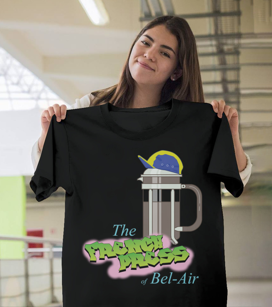 The Fresh Prince Style French Press of Bel-Air with Iconic Cap T-Shirt
