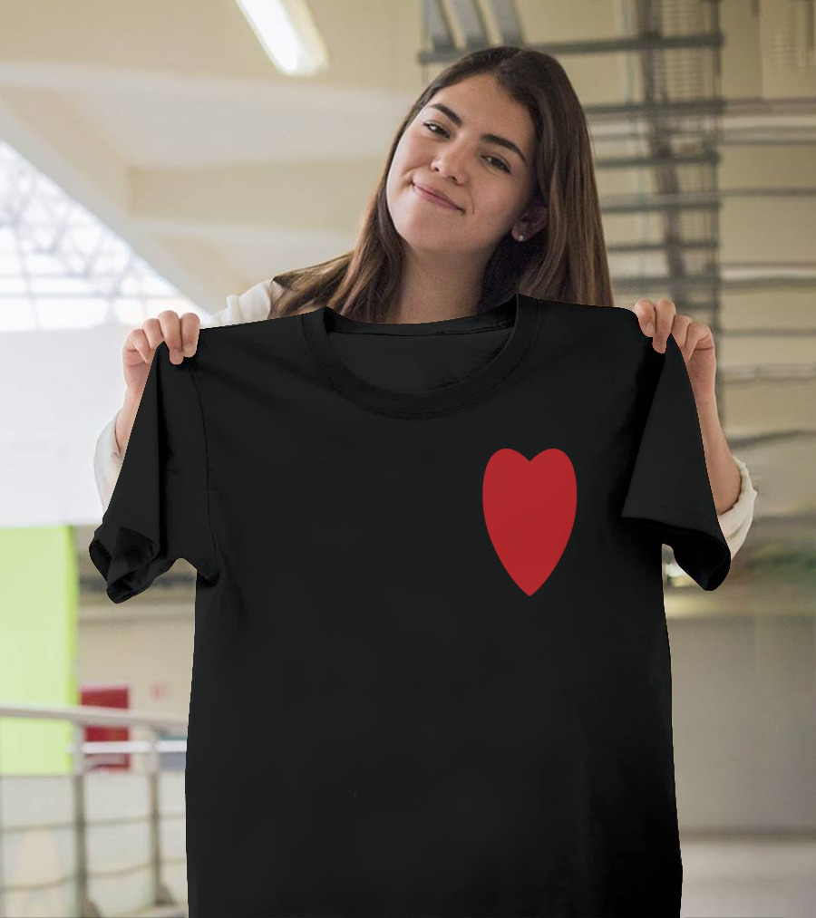 Loved Heart John 3:16 Christian Verse T-Shirt