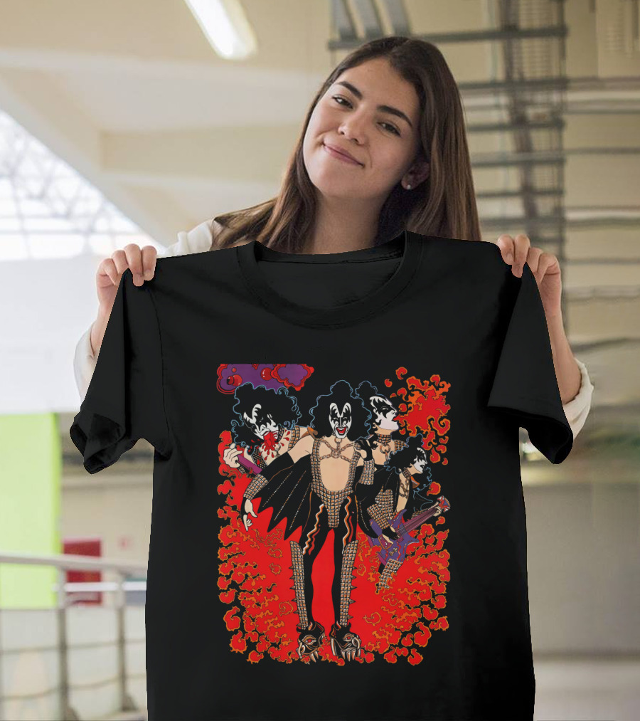 GS1 Solo Rock Musician Iconic Face Paint and Costume T-Shirt