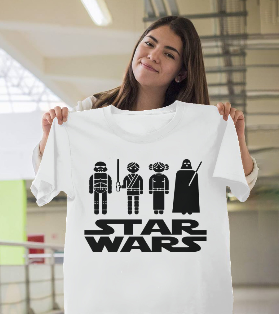 Star Wars Characters Icons Tatertots And Jello T-Shirt