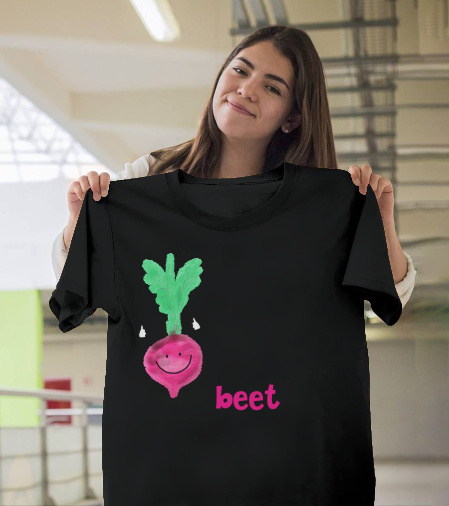 My Love for Veggies Is Unbeetable Punny Garden Beet T-Shirt