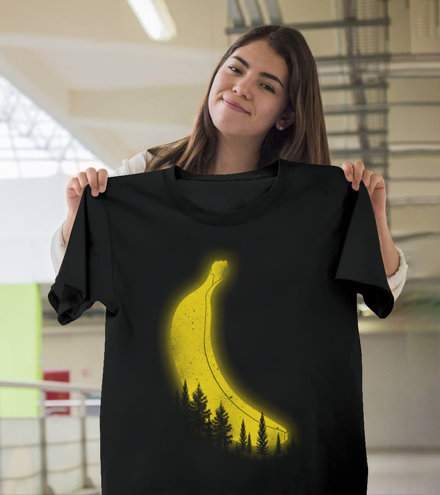 MOONana Banana Moonlit Forest Yellow Glow T-Shirt