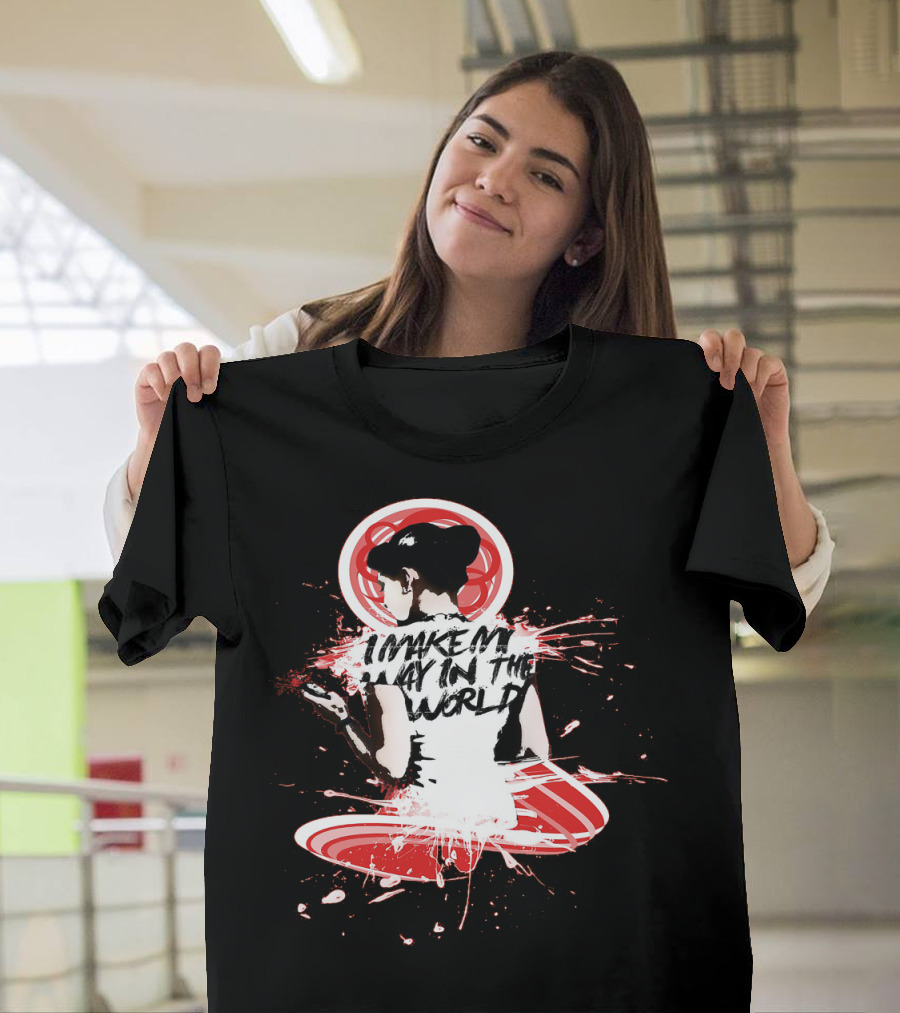I Make My Way in the World Bulgarian Scandal Red Circle T-Shirt