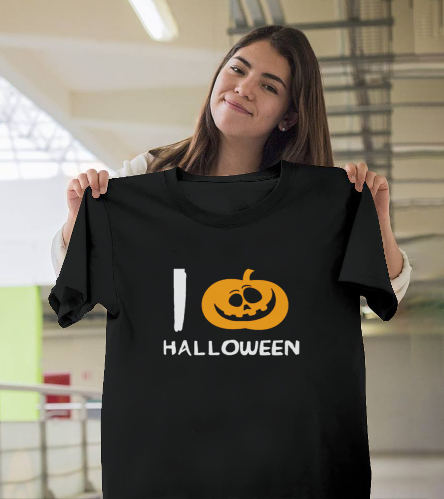 I Love Halloween Pumpkins T-Shirt
