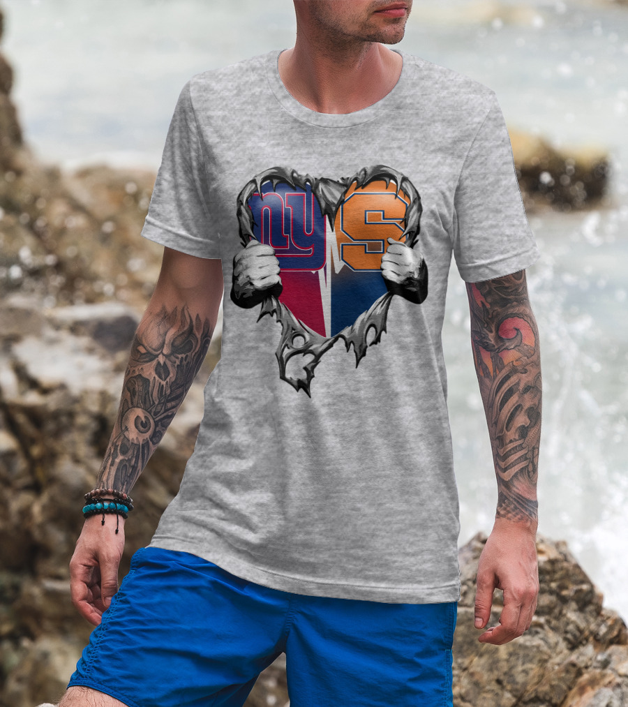Ny Giants Syracuse Heart T-Shirt