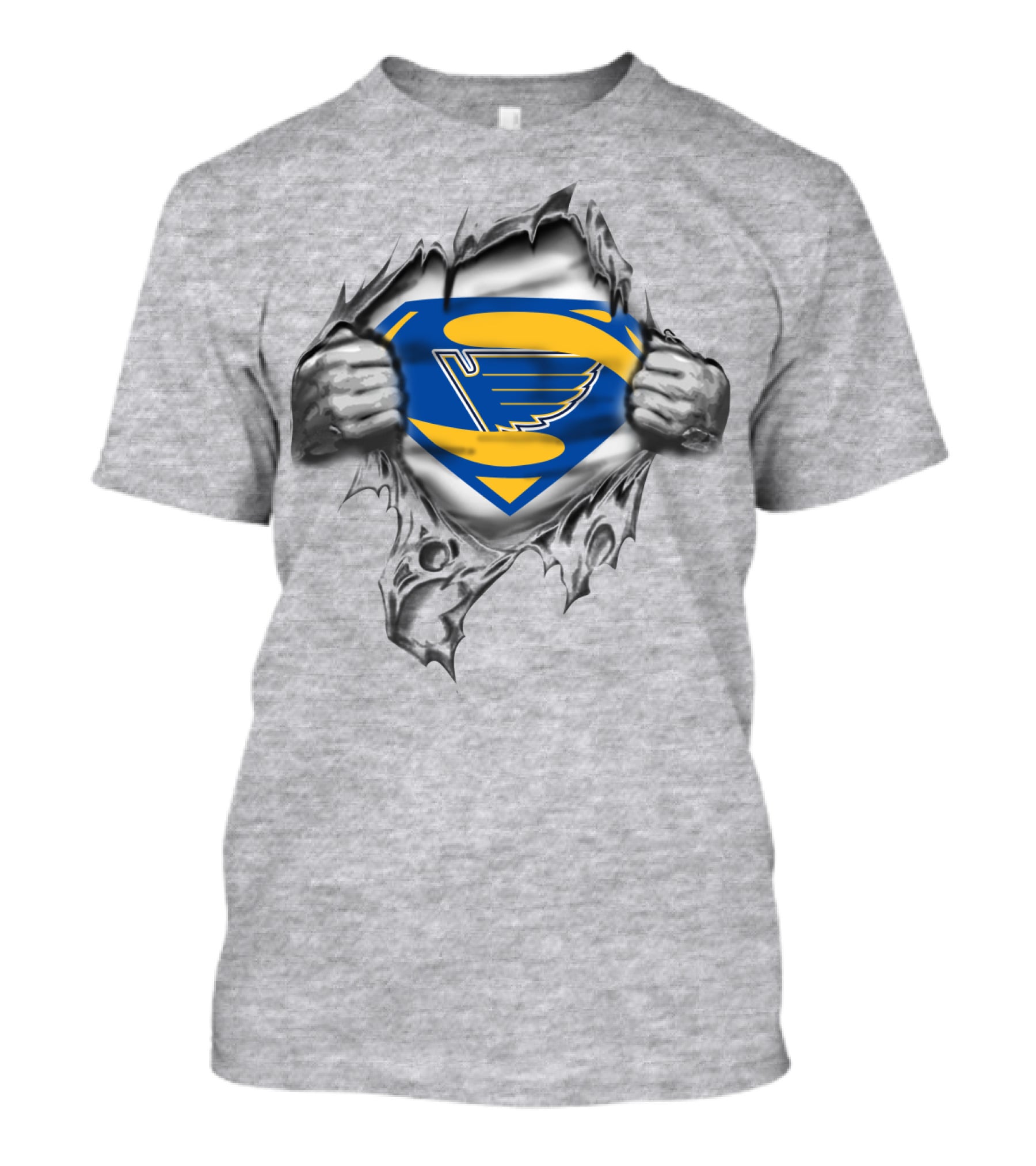 St. Louis Blues Hockey Superman T-Shirt
