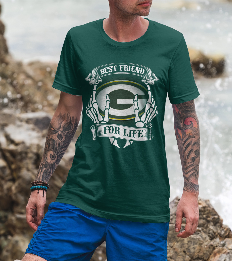 Best Friend For Life Green Bay Packers T-Shirt