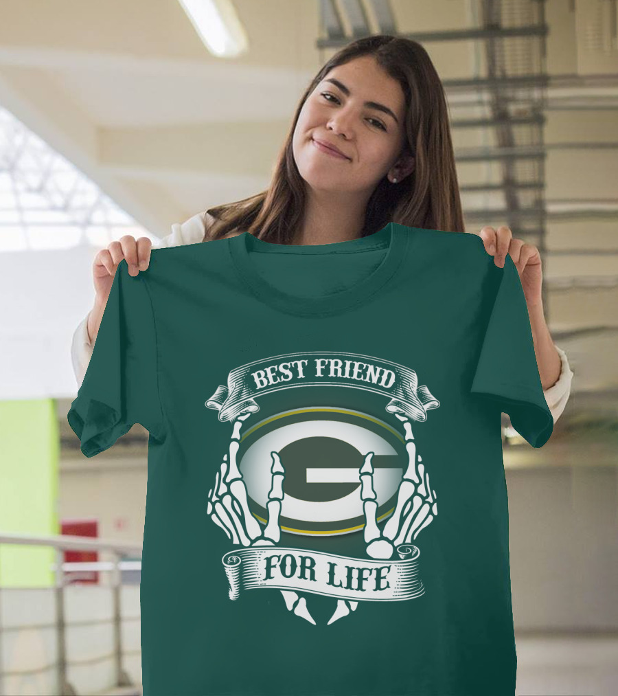 Best Friend For Life Green Bay Packers T-Shirt
