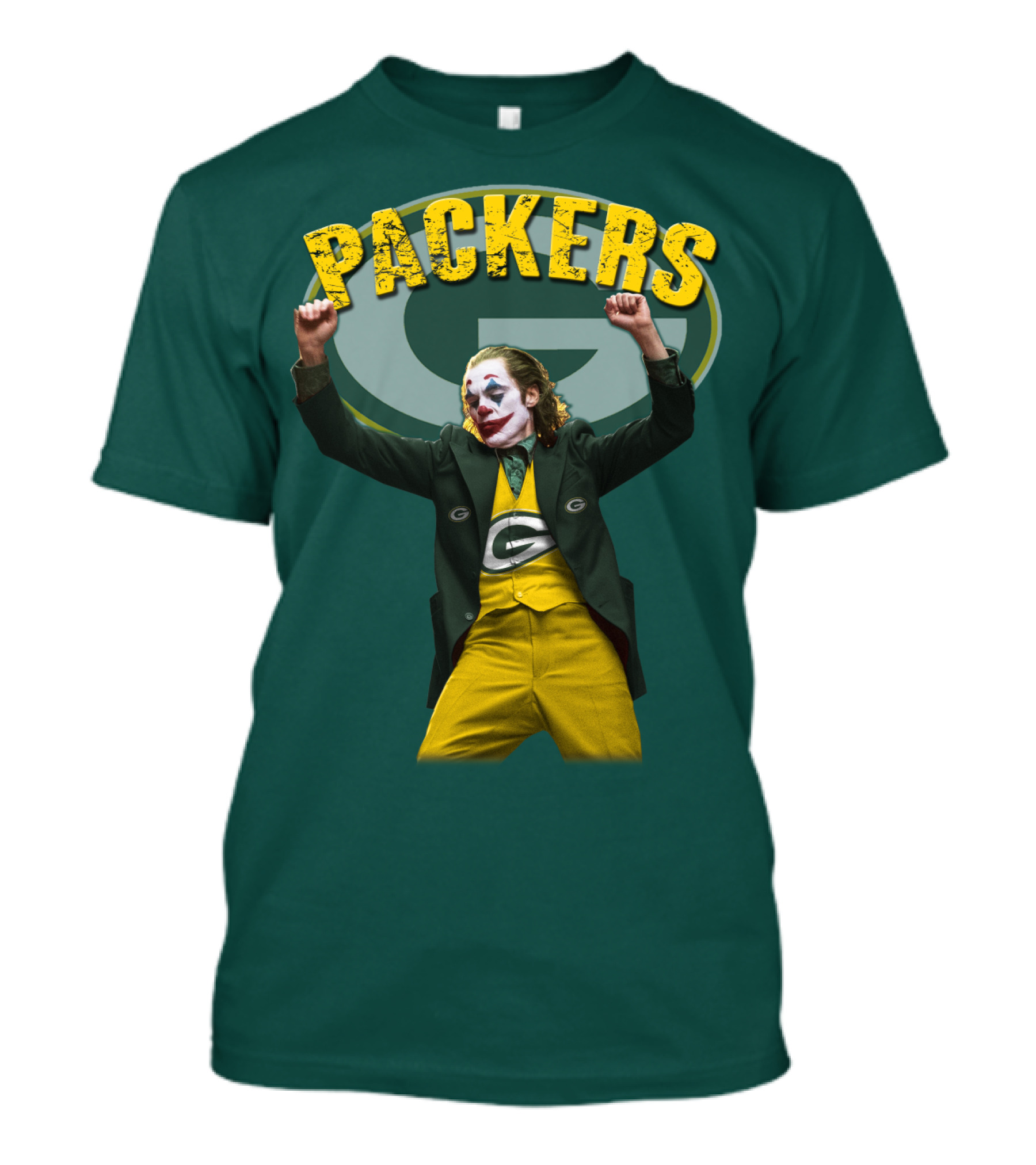 Packers Joker Fusion With Green Bay T-Shirt
