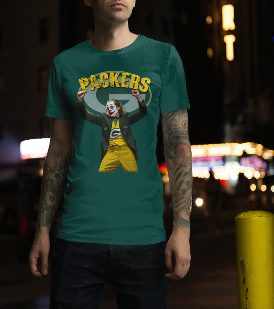 Packers Joker Fusion With Green Bay T-Shirt