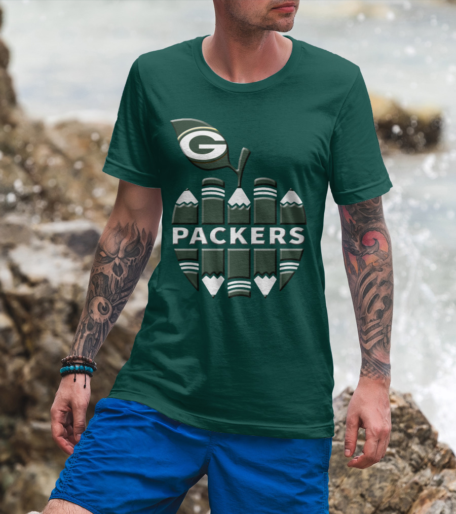 Packers Pencil Apple T-Shirt