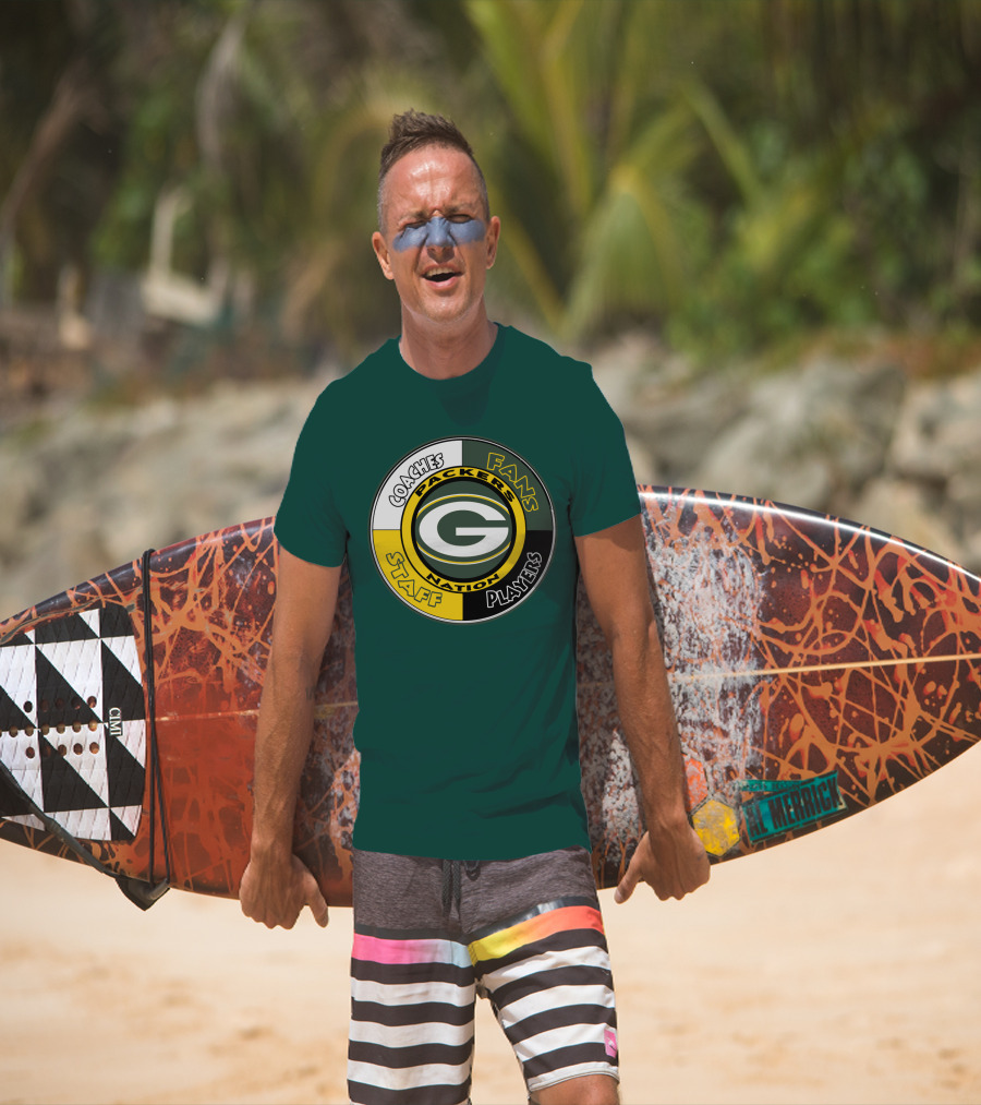 Packers Nation Coaches Fans Staff Players Green Bay Packers T-Shirt