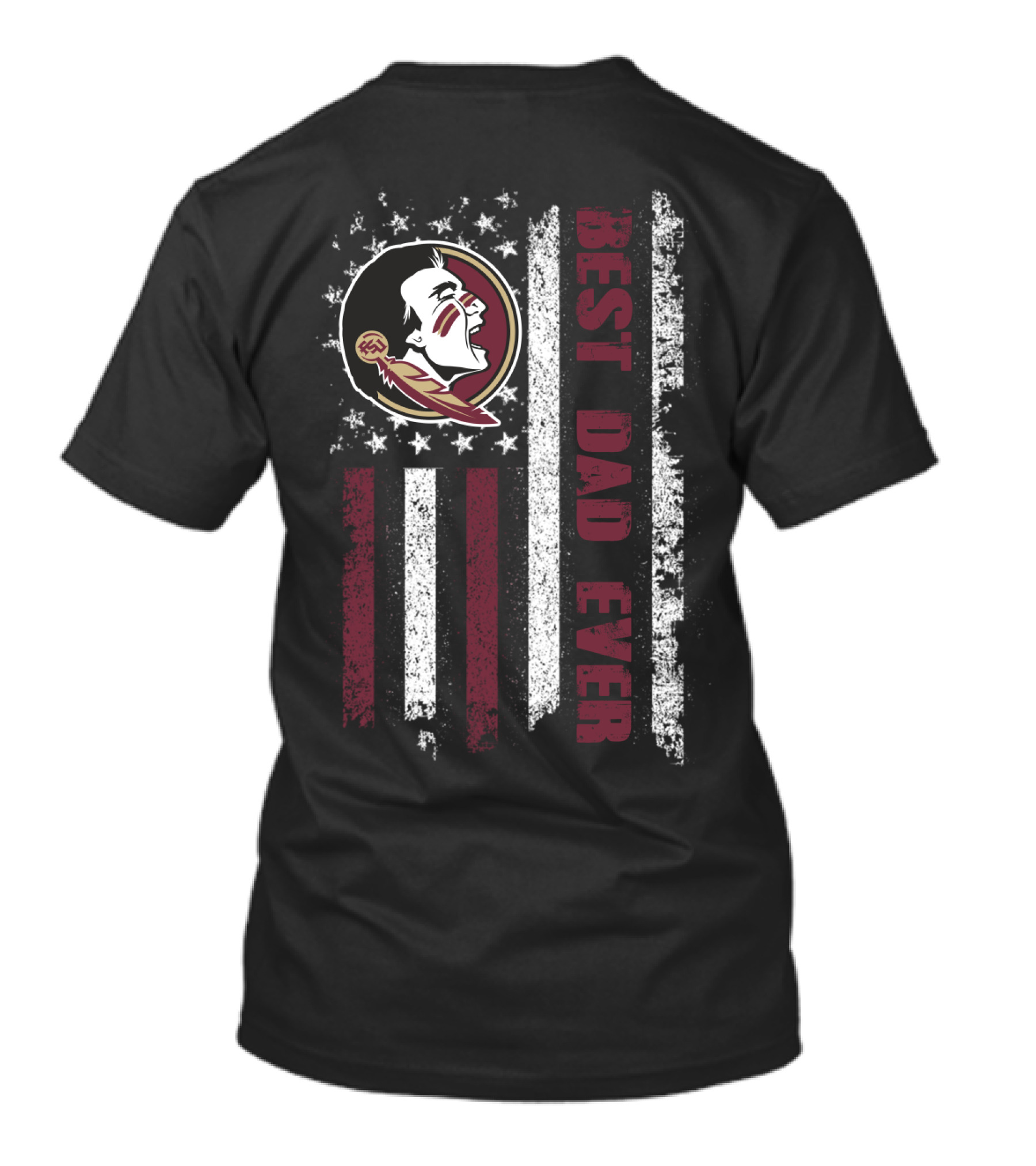 Best Dad Ever Evd 086 Flag Design With Sports T-Shirt