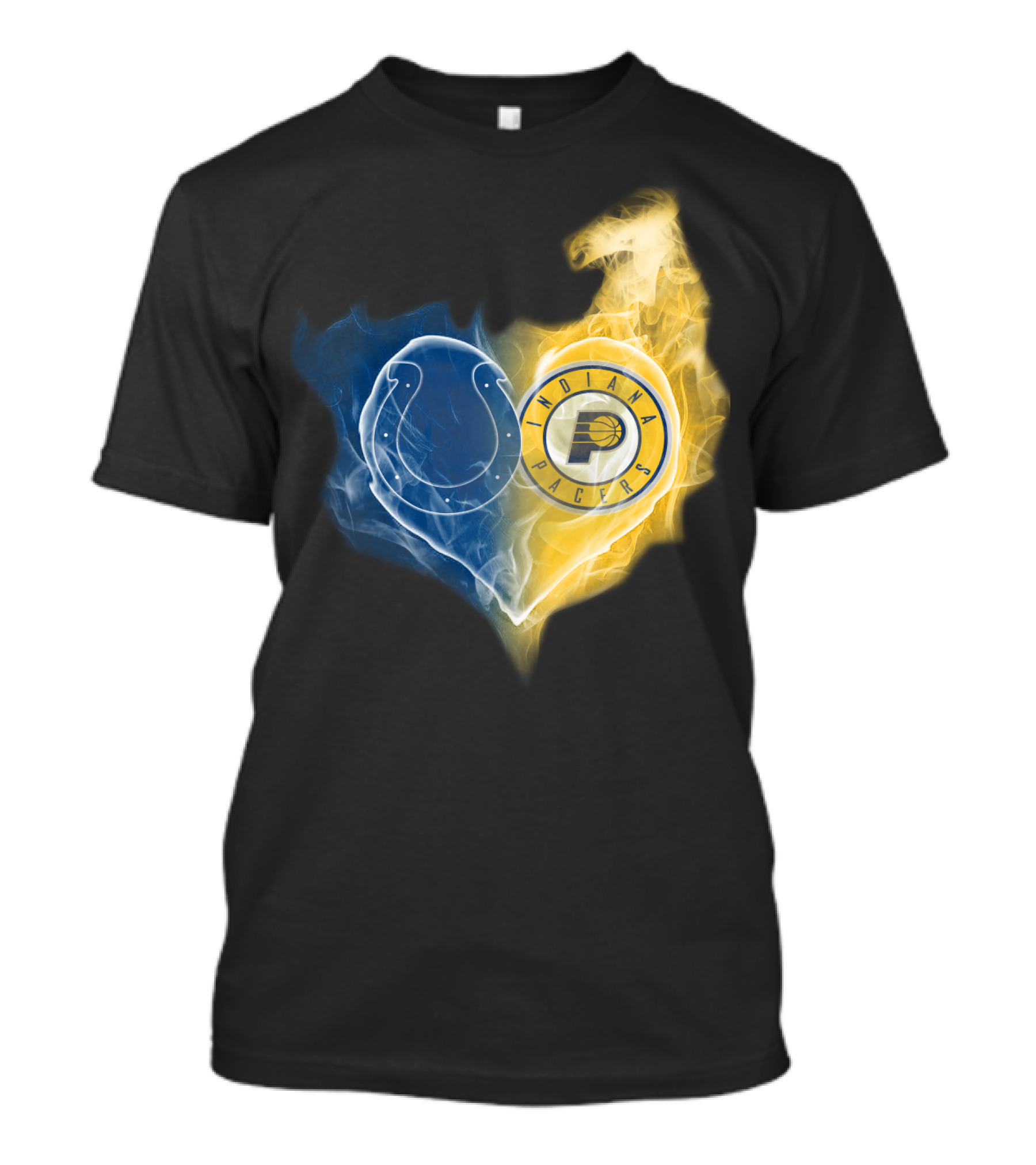 Indianapolis Colts Indiana Pacers Heart Mix T-Shirt