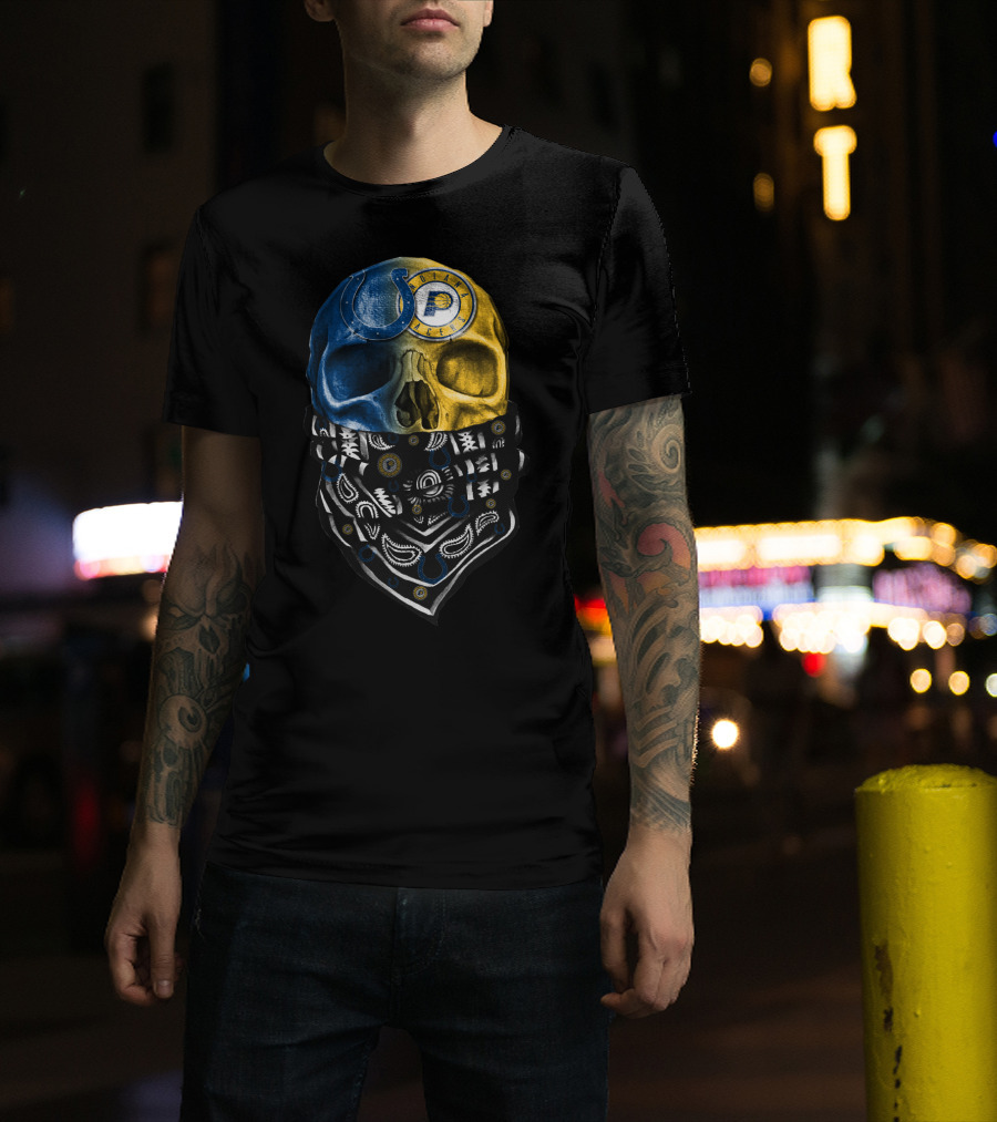 Colts Police Skull Bandana T-Shirt