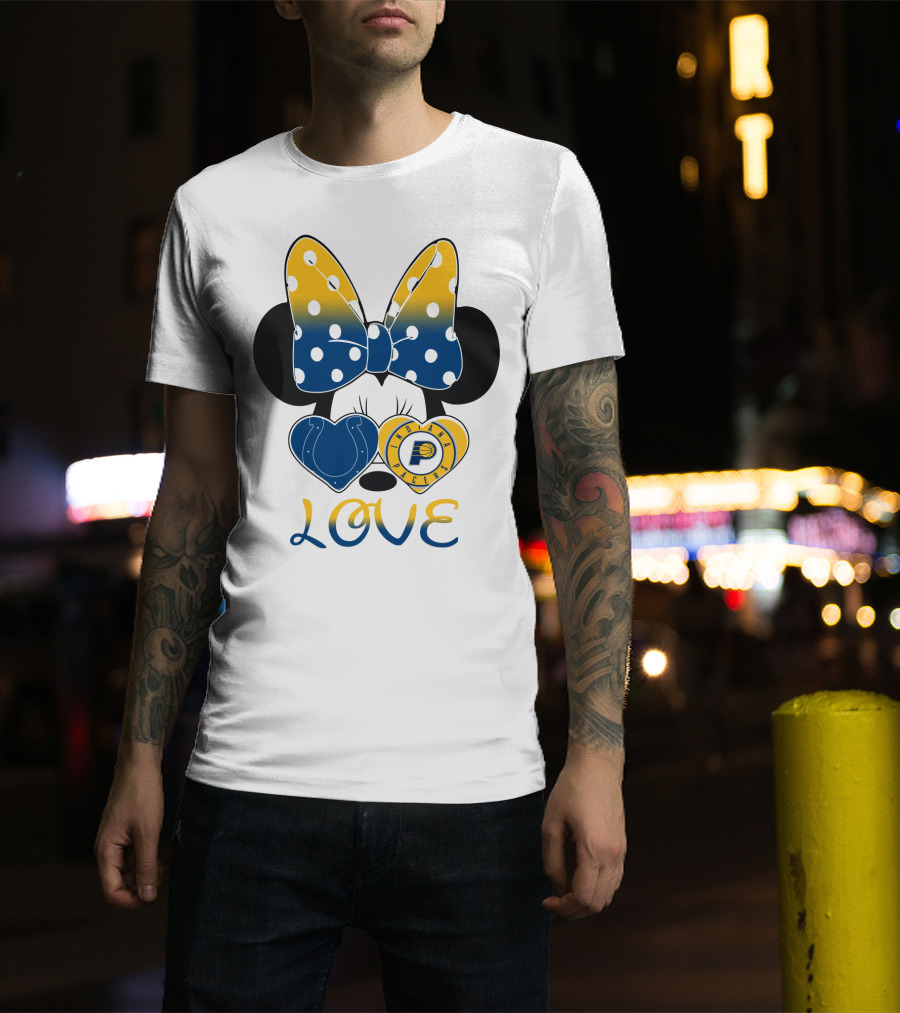 Minnie Mouse Indiana Pacers Love T-Shirt
