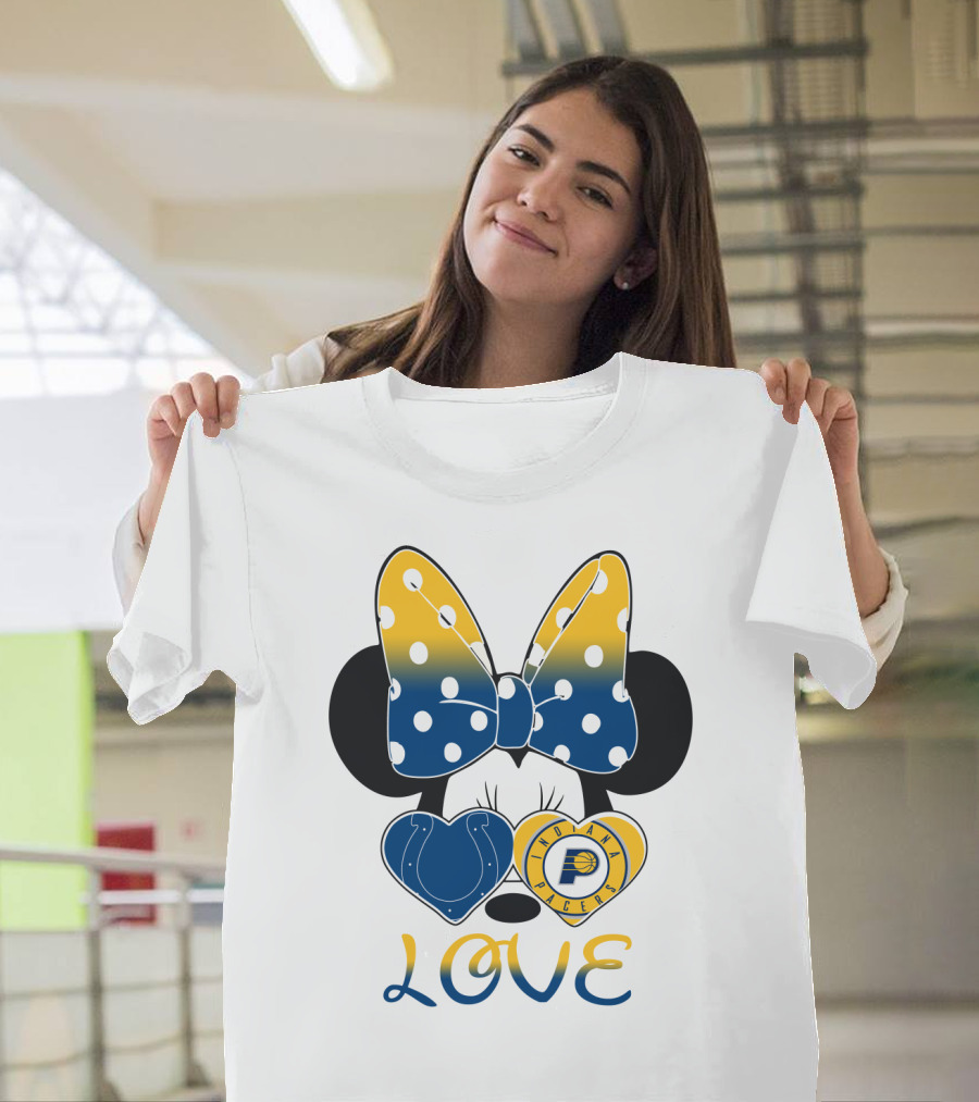 Minnie Mouse Indiana Pacers Love T-Shirt