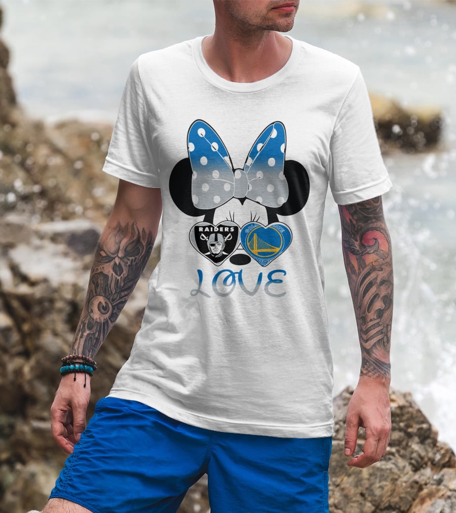 Love Raiders Warriors Bow T-Shirt