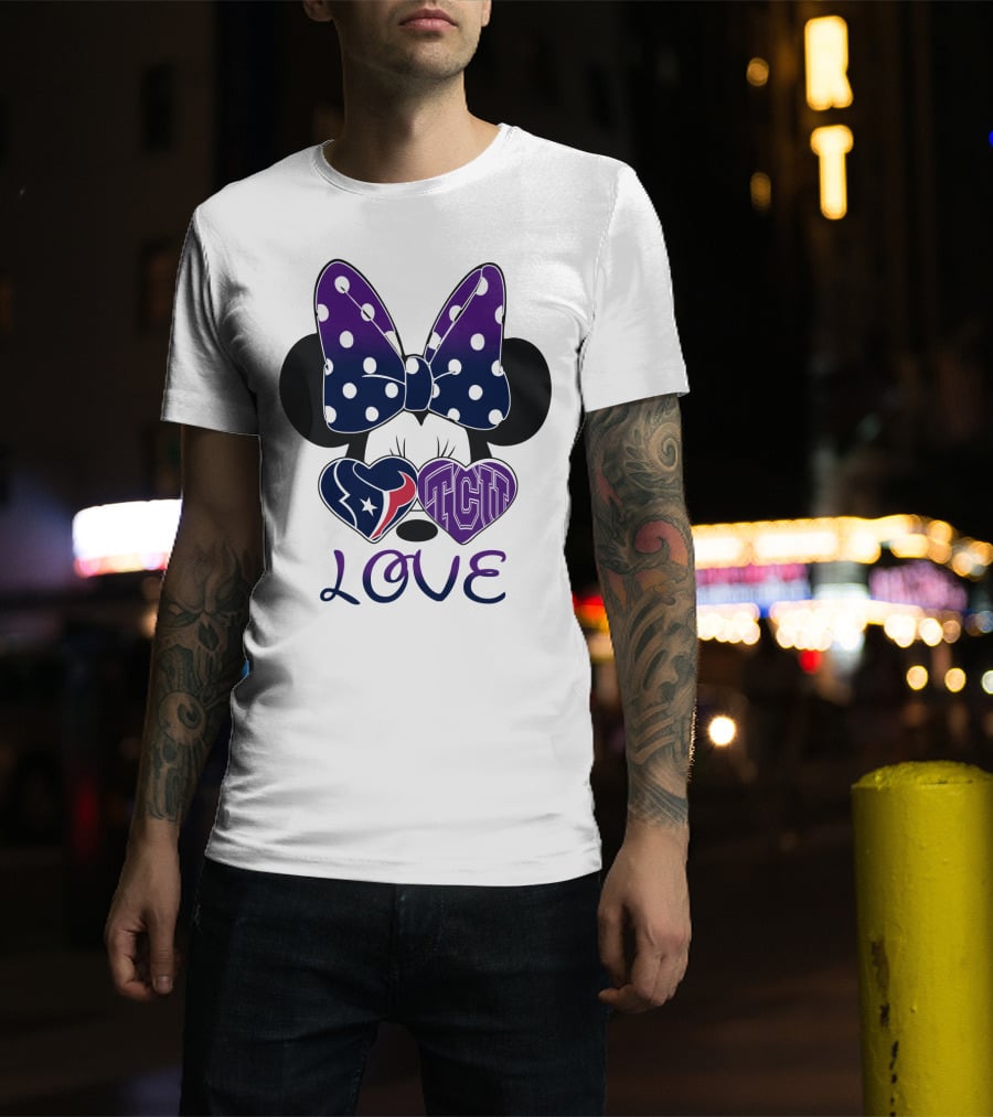 Minnie Love Texans Tcu T-Shirt