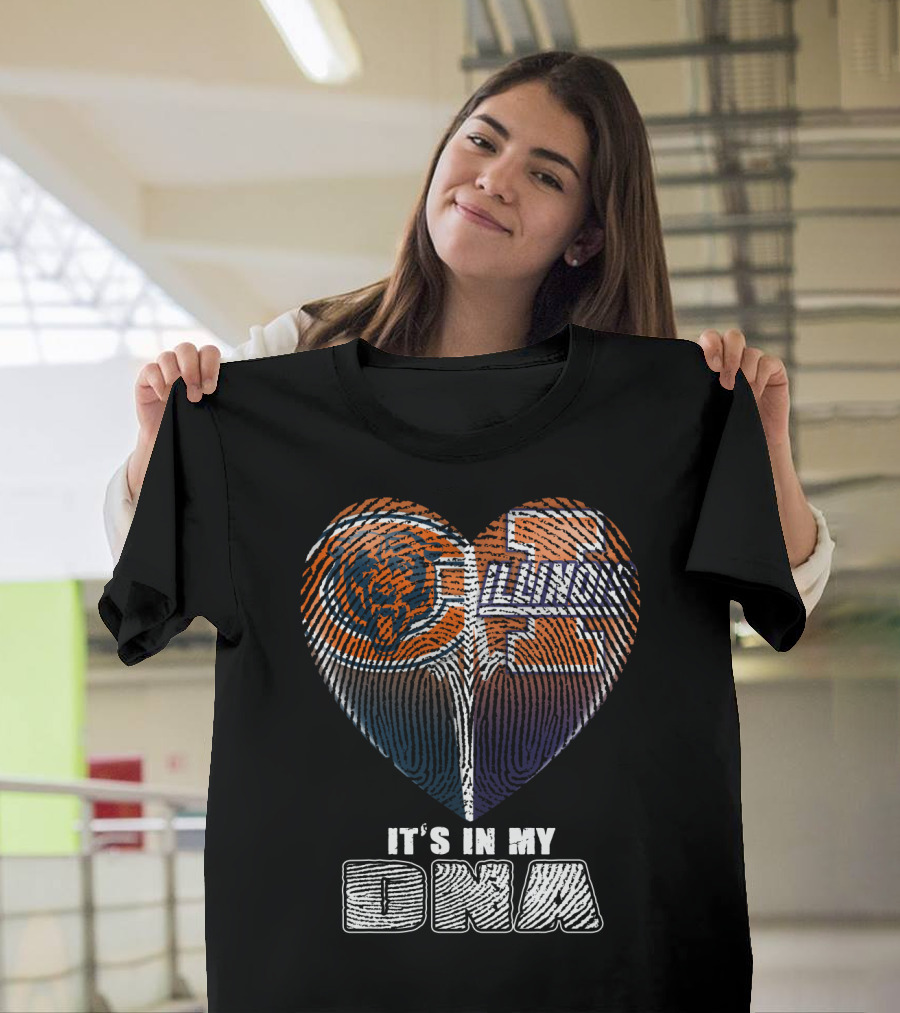 Chicago Bears Illinois It's In My Dna T-Shirt