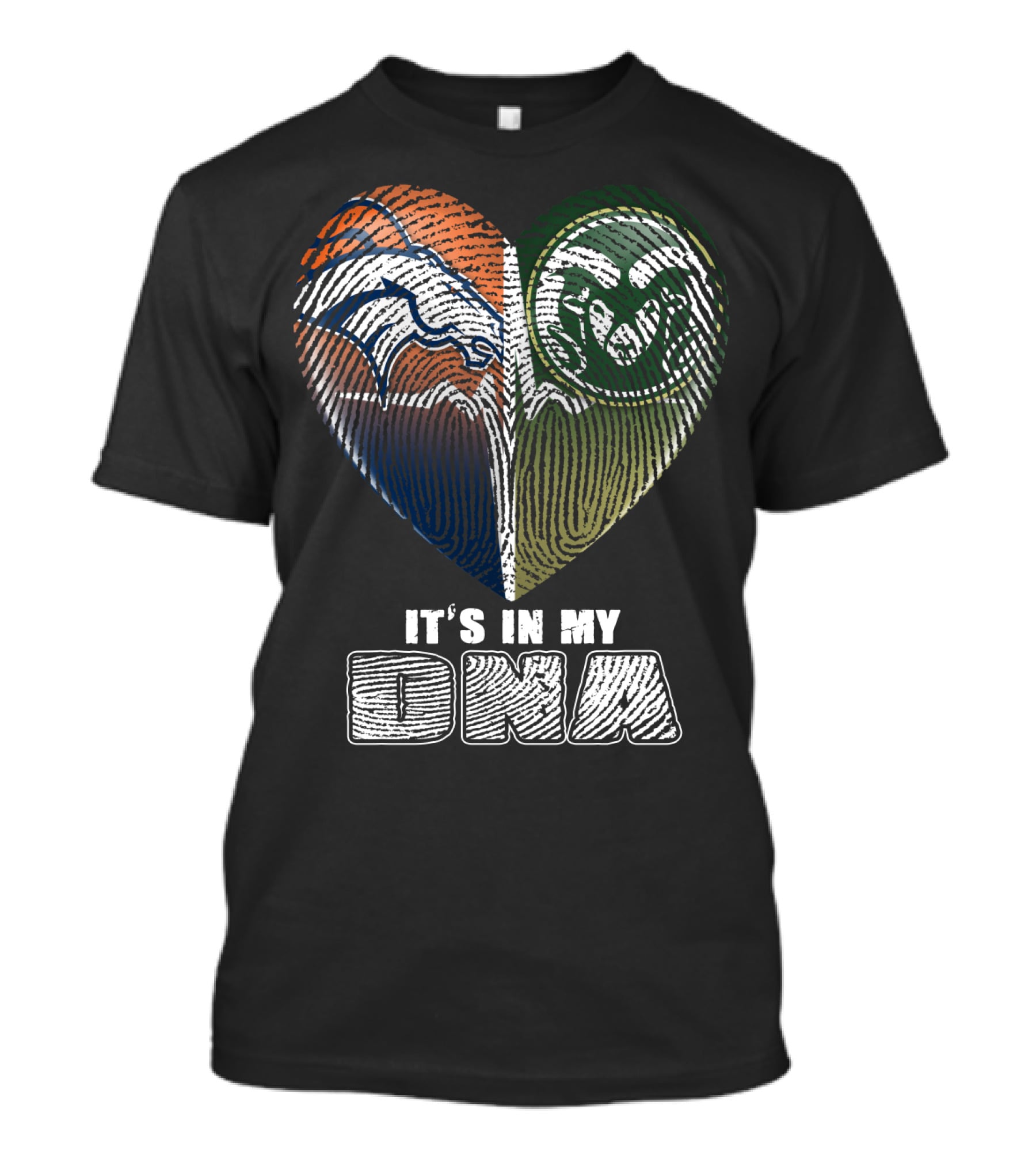 Denver Broncos Colorado State Rams It's In My Dna T-Shirt