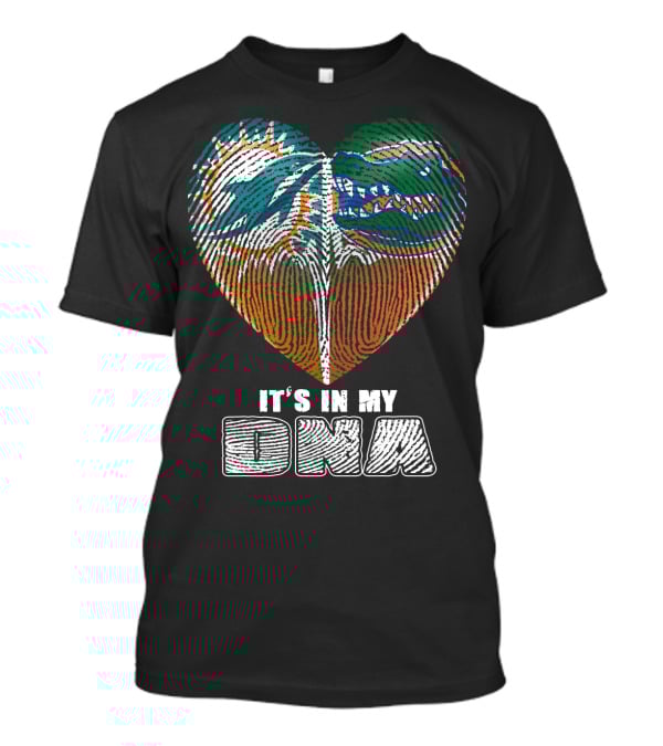 Miami Dolphins Florida Gators It's In My Dna T-Shirt