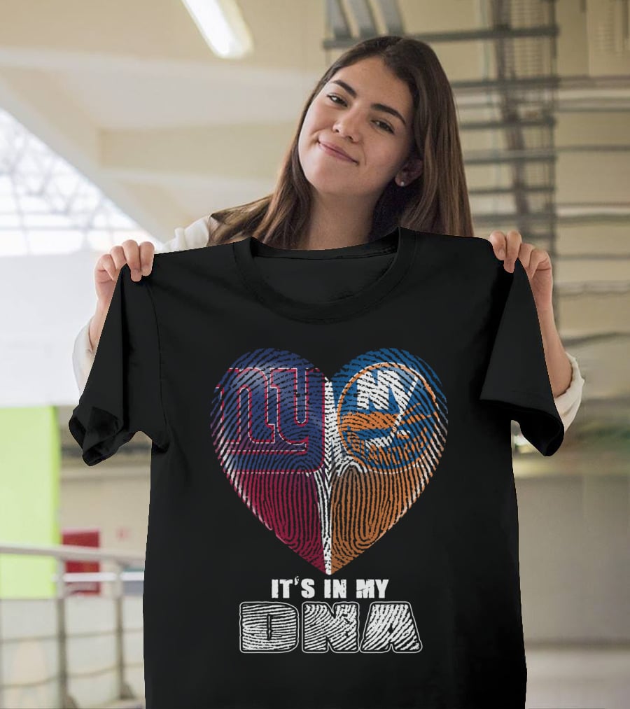 New York Giants And Islanders It's In My Dna T-Shirt
