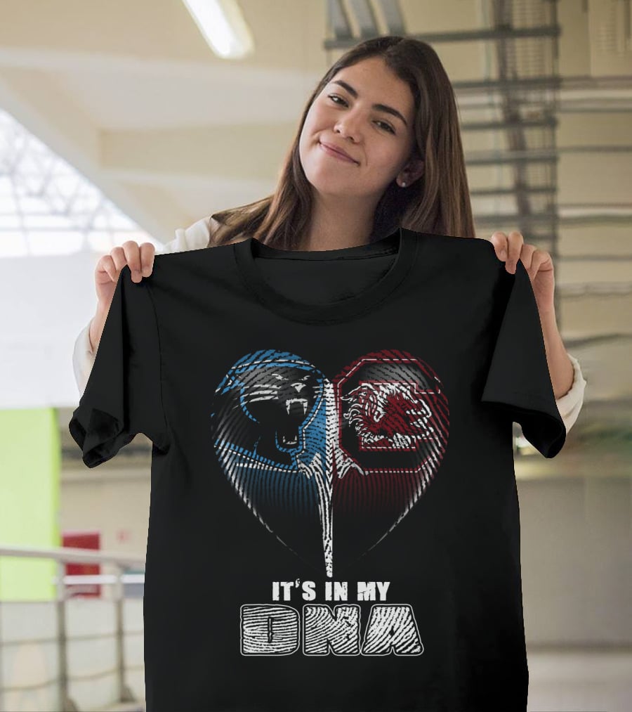 Panthers Gamecocks It's In My Dna T-Shirt
