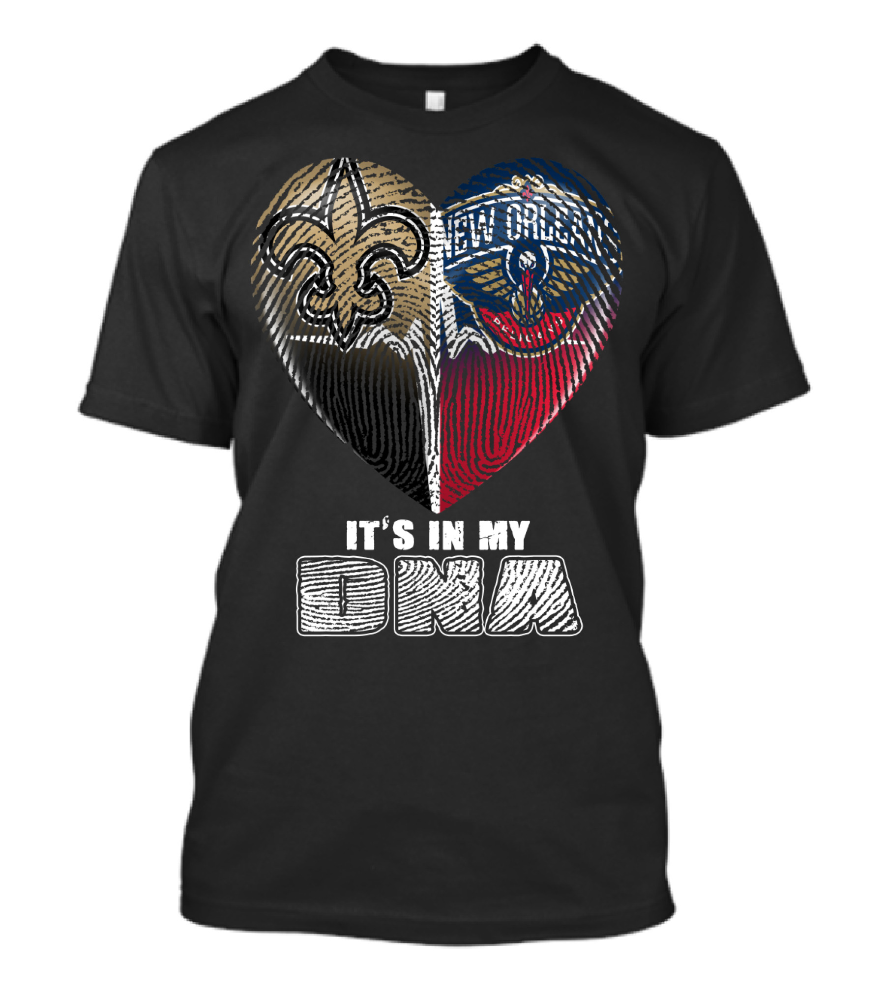 New Orleans Saints Pelicans It's In My Dna T-Shirt